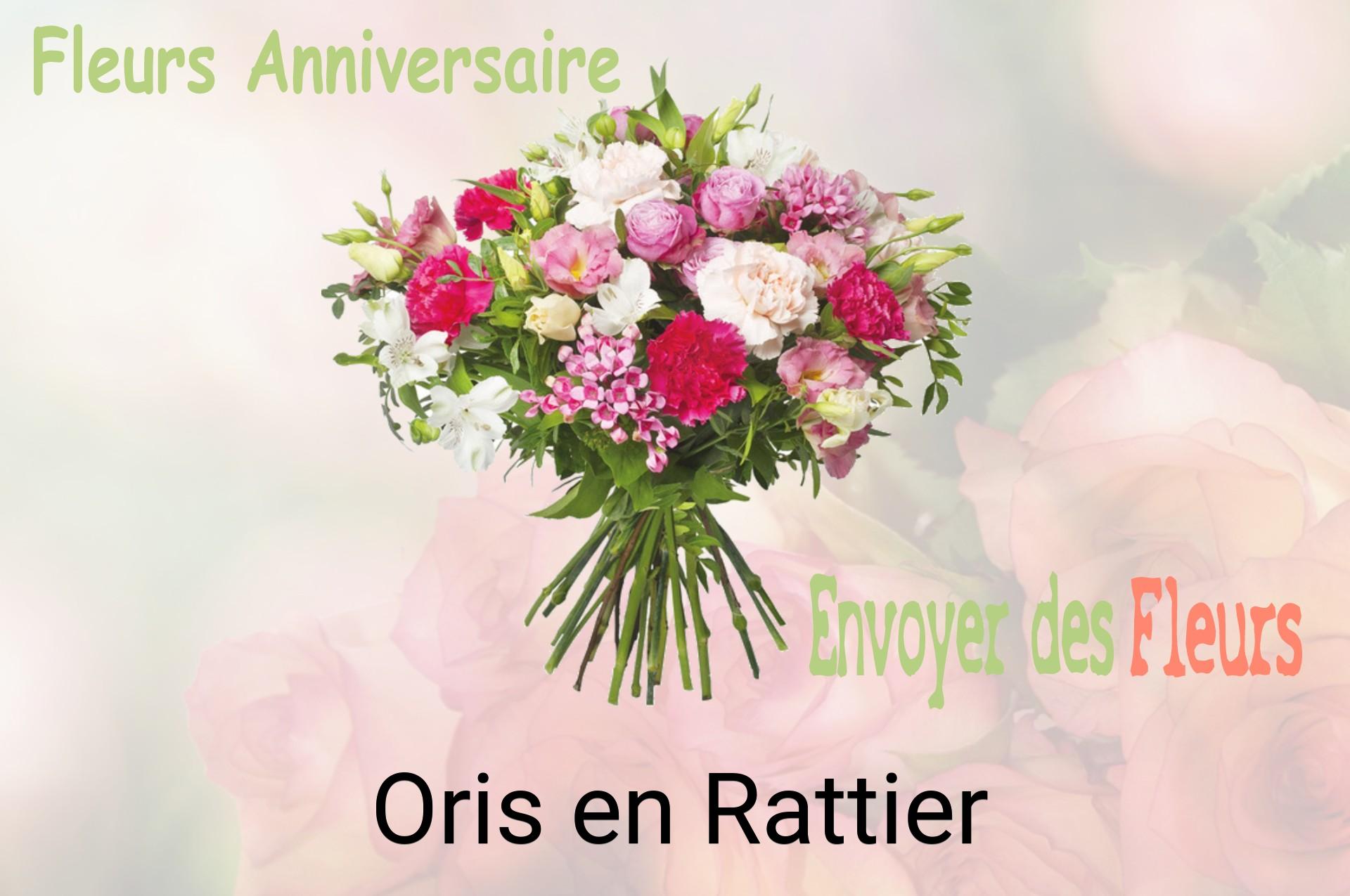 Bouquet de fleurs d’anniversaire livré à Oris-en-Rattier